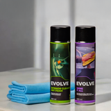 Interior Kit – Includes Dry Foam Cleaner, Shine at All & Microfiber Cloth 400gsm Corduroy | Complete Detailing Set