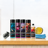 Essential Kit – Foamtastic Car Shampoo, Tyre Clean & Shine, Glass Cleaner Foam, Engine Clean & Shine, Shine It All, Tyre and Fabric Cleaning Brush & Microfiber Cloth