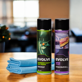 Interior Kit – Includes Dry Foam Cleaner, Shine at All & Microfiber Cloth 400gsm Corduroy | Complete Detailing Set