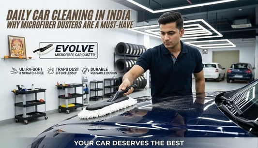 Daily Car Cleaning in India - Why Microfiber Dusters Are a Must-Have