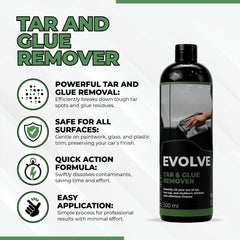 Tar and Glue Remover 500ml | Removes Tar, Adhesive & Grime | Safe on Paint & Glass | Fast Action