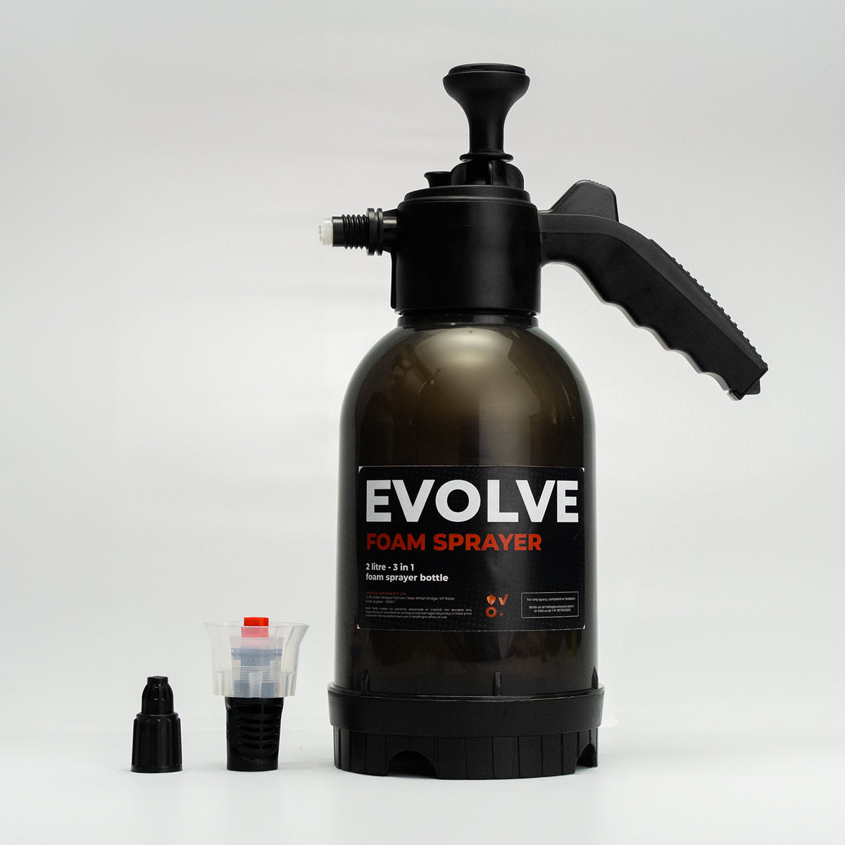 3-in-1 Foam Sprayer 2L – High Pressure Foam, Spray & Rinse | Adjustable Nozzle for Car Wash & Detailing