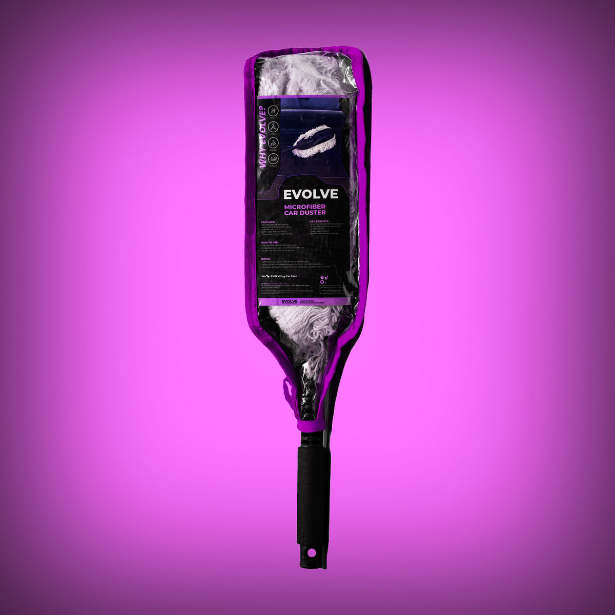 Microfiber Car Duster | Soft, Scratch-Free & Reusable | Instantly Removes Dust – Interior & Exterior Use